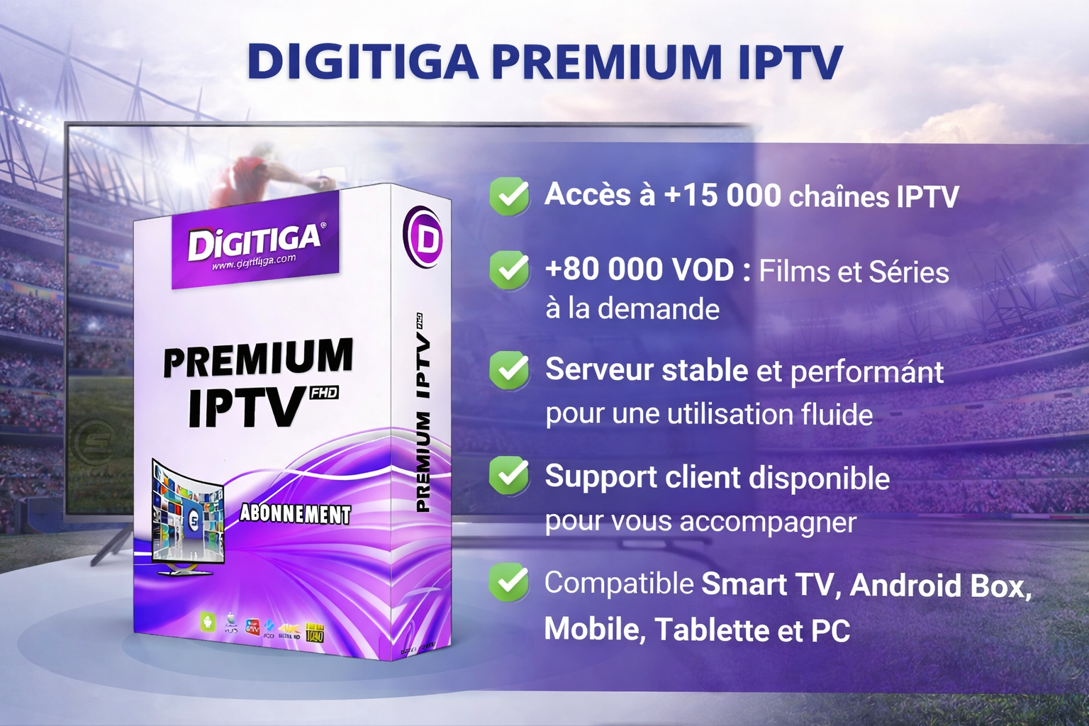 PREMIUM Abonnement IPTV